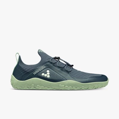 Vivobarefoot Primus Trail Knit Fg - Miesten Ulkoilukengät TummanVihreä - ZYO136204